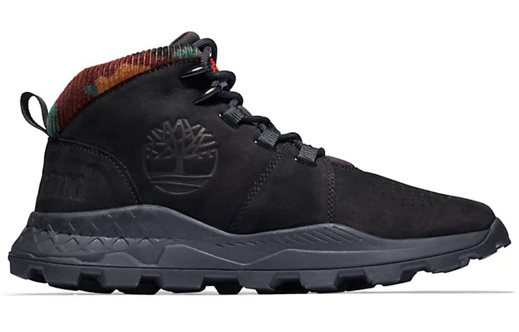 Timberland Brooklyn Euro Sprint Boots 'Black and Camouflage Collar' A2GDV015