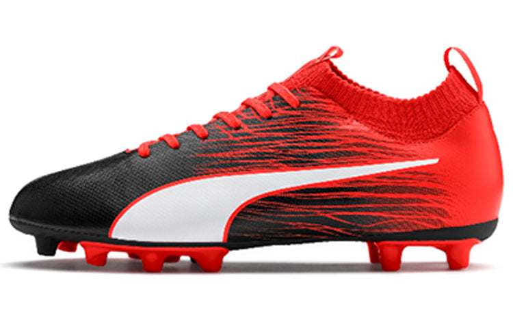 PUMA EvoKNIT FTB II FG Firm Ground 'Red Black' 104709-04