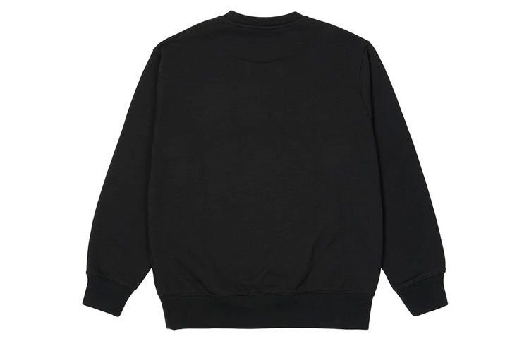 PALACE Bossy Crew Black Alphabet Logo Round Neck Unisex P20CW001