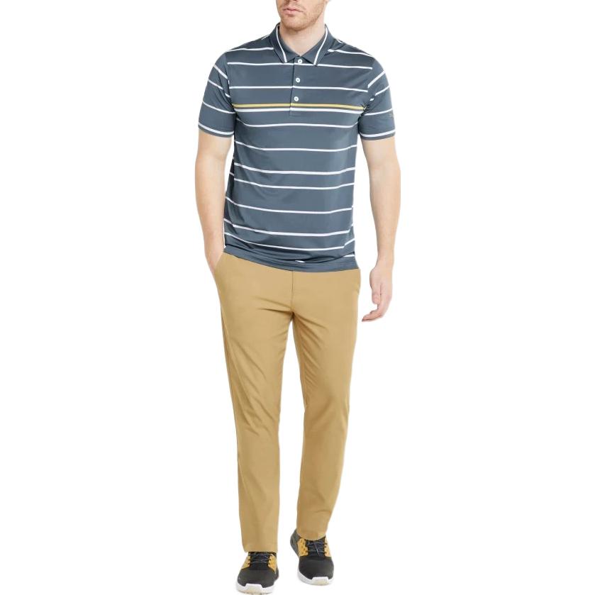 PUMA Mattr Striper Golf Polo Shirt 'Teal' 532976-11