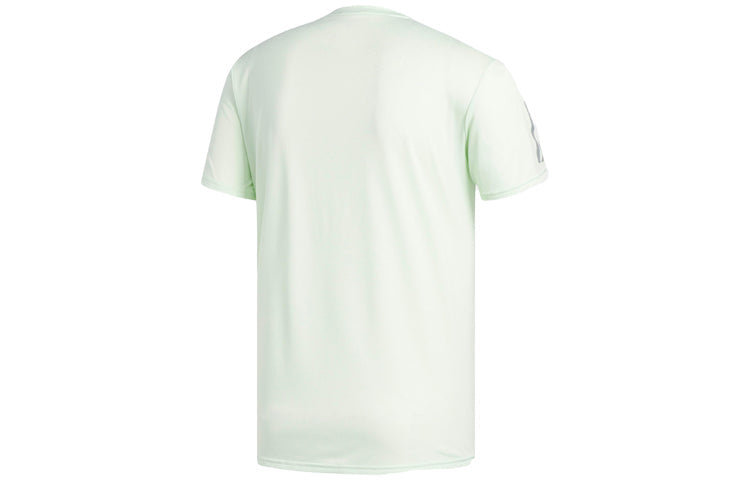 adidas Rs Cooler Ss M Running Sports Short Sleeve Green CE7265