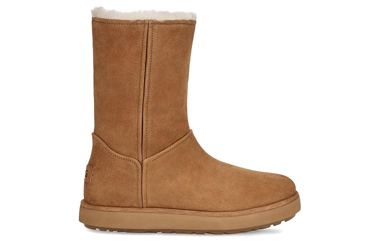 (WMNS) UGG Classic Short Blvd Snow Boots Brown 1108146-BUN