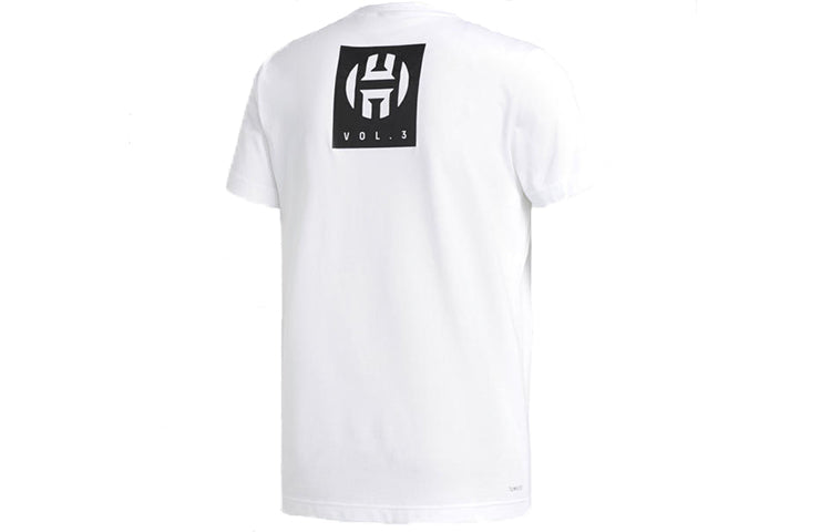 adidas Hrdn Vol 3 Img Basketball Sports Short Sleeve White DP9123