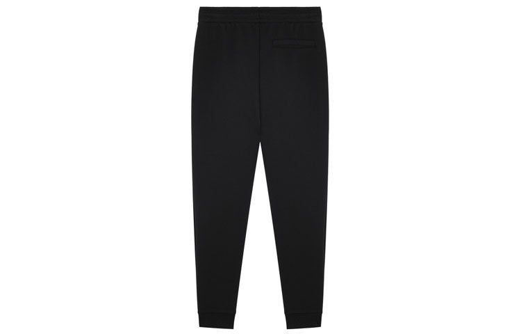 New Balance Essentials Stacked Logo Sweatpants Asia Sizing 'Black White' MP13580-BK