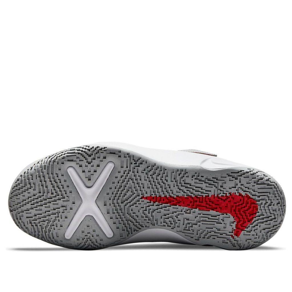 (PS) Nike Team Hustle D10 FlyEase 'Grey Bright Crimson' DD7302-006