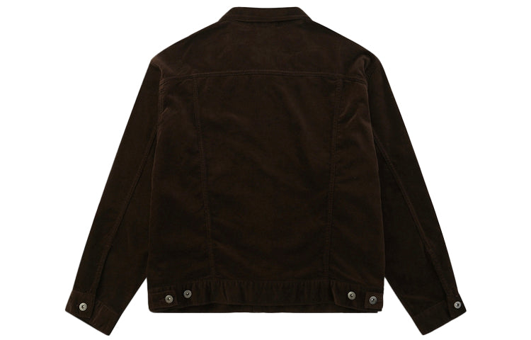 Men's Levis lapel corduroy Jacket Black Brown 21261-0000