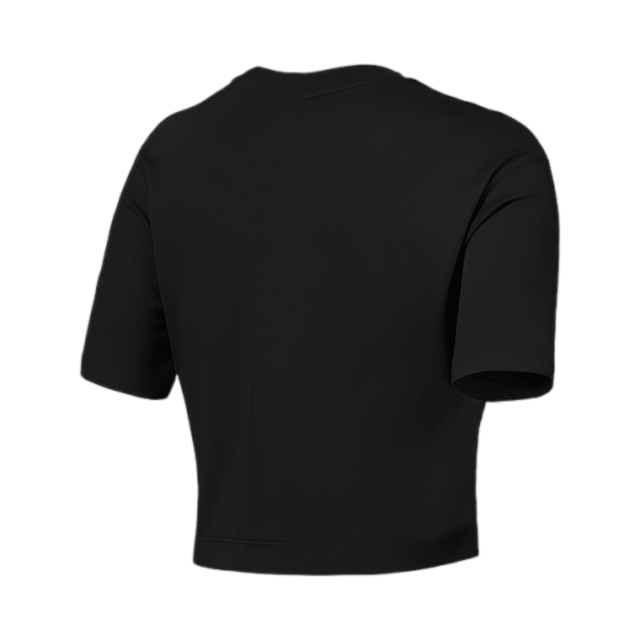 (WMNS) Nike Air Printing Sports Cropped T-Shirt 'Black' BV4778-010