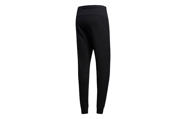 adidas M Ess Br Pnt logo Casual Cozy Bundle Feet Sports Pants Black FM3443