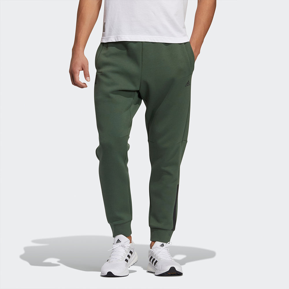 adidas Series WJ PNT PNT SWT Running Training Sports Long Pants Green GP0888