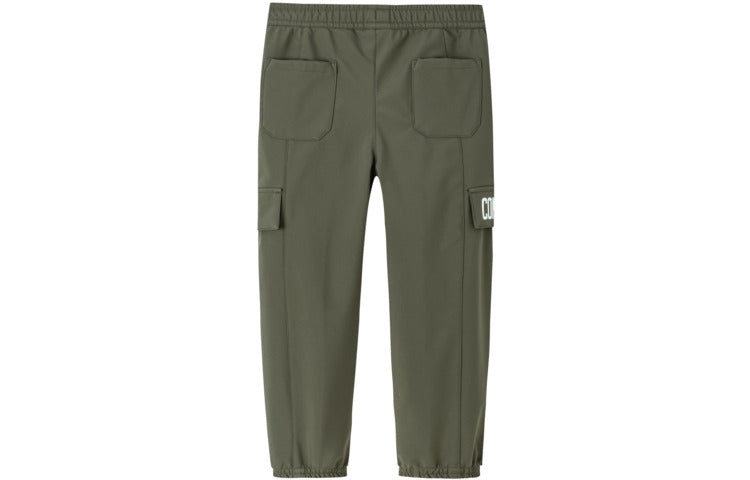 (GS) Converse Solid Color Elastic Waist Pants Asia Sizing 'Olive Green' CV2312128GS-001