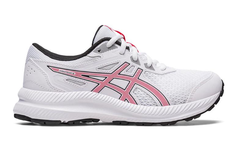 (GS) ASICS Contend 8 'White Electric Red' 1014A259-103