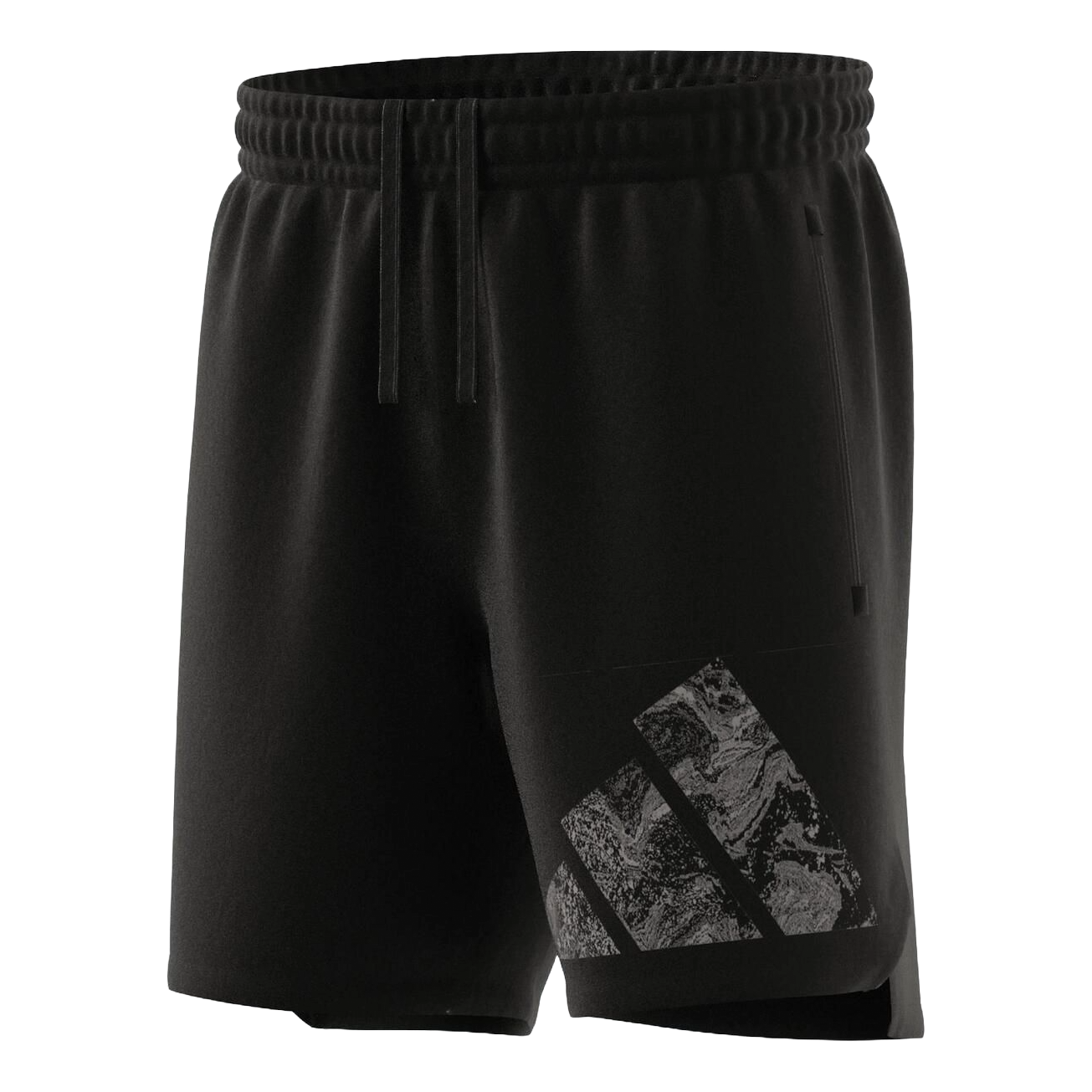 adidas Workout Shorts Asia Sizing 'Black White' IK9682
