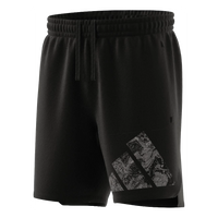adidas Workout Shorts Asia Sizing 'Black White' IK9682