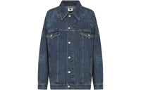 DIOR SS24 Denim Jacket Women's Blue