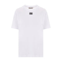 MIU MIU Logo Beaded Crewneck T Shirt