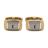 SAINT LAURENT 1980s Cassandre-logo Cufflinks