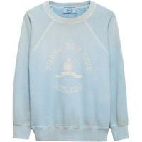 PRADA SS25 Sweatshirt Women's Interstellar Blue