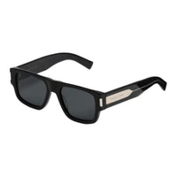 SAINT LAURENT Rectangular Sunglasses Men's Black