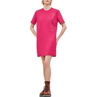 HERMES Short-Sleeved Dresses Women's Pink
