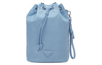 PRADA Re-Nylon Fabric Clutch Women's Light Blue