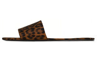 SAINT LAURENT Carlyle Leopard Patterned Sandals Women's