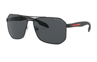 PRADA Steel Aviator Sunglasses Unisex Black