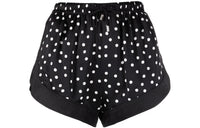 SAINT LAURENT High waist Polka dot Silk Shorts