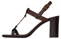 SAINT LAURENT Strap Sandals Women's Brown