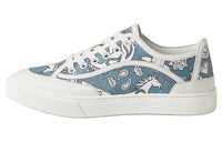 HERMES Get Low Top Skateboard Shoes Women's Sky Blue