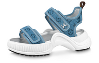 LOUIS VUITTON Arclight Beach Sandals Women's Blue