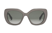 CELINE Acetate Irregular Shape Sunglasses Women's Gray