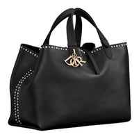 DIOR Toujours Calfskin One Shoulder Handbags Large Size Women's Black