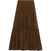 SAINT LAURENT Casual Long Skirt Women's Brown