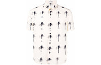 SAINT LAURENT Printed Short-sleeved Shirt