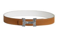 HERMES Constance Leather Belts Men