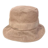 DIOR Cotton Viscose Polyester Bucket Hats Women's Brown