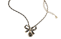 CHANEL Necklaces Women's Black/Gold