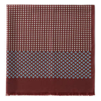 Loro Piana Mulberry Silk Silk Scarves Men's Burgundy