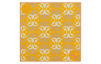 LOUIS VUITTON Silk Scarves Unisex Yellow