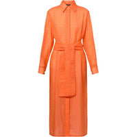 LOUIS VUITTON Long Sleeved Dress Women's Orange