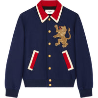 CELINE Lion Teddy Jacket In Wool Flannel