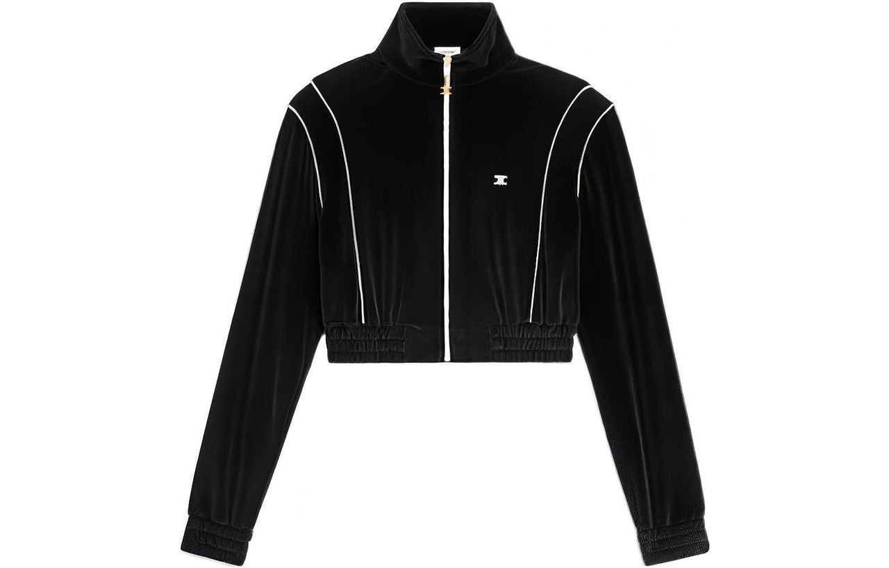 CELINE SS22 Cropped Coats Women's Black