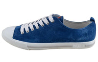 PRADA Low Top Stylish Skateboarding Shoes Men's Blue