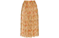 DIOR Casual Long Skirts Women's Orange
