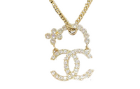 CHANEL Necklaces Women's Gold