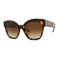 PRADA Plastic Square Sunglasses Women's Black Tortoiseshell