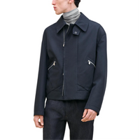 HERMES Jackets Coats Men's Marine Blue