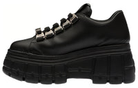 MIU MIU Low-Top Platform Shoes Women's Black