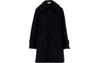 SAINT LAURENT Short Wool Duffle Coat