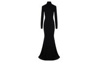 SAINT LAURENT Long sleeve Wool Dress